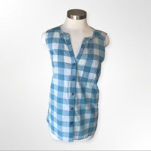 EDDIE Bauer Vintage Sleeveless Plaid Top